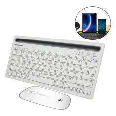 Kit Teclado Mouse Wirelles Sem Fio Bluetooth Abnt2 Bk-8089 - Luuk Youn