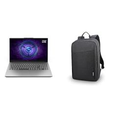 Kit Lenovo - Notebook Gamer Lenovo LOQ E Core i5-12450HX, 8GB, 512GB SSD, RTX 3050 6GB, 15.6" 144Hz, Linux 83MES00100 + Mochila para Notebook Preta