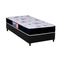 Cama Box Solteiro: Colchão Espuma Orthoflex D28 Nápoles + Base CRC Sue