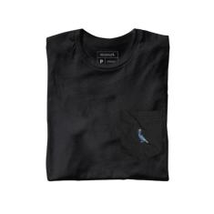 Camiseta Bolso Cb Pica-Pau Xadrez Reserva, M, Preto