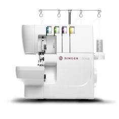 Máquina de Costura Overlock Singer S0105 127V, 6 Tipos de Pontos, 1300 PPM, Braço Livre, LED, 1 ou 2 Agulhas