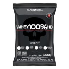 Refil - Whey 100% Hd 900G- Blackskull - Chocolate