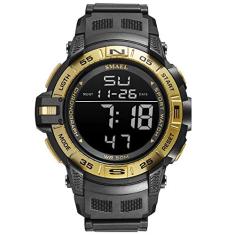 Relógio Masculino Smael 1511 Digital à prova d água (Dourado)