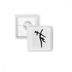 Kit de atualização de teclado mecânico PBT teclado mecânico com sobrenome chinês com inscrição óssea