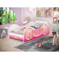 Mini Cama Carro Adesivada P/ Colchao 150x70  - LV MÓVEIS