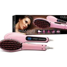 Escova Alisadora Cabelos Mágica Lcd Fast Magic Hair Elétrica