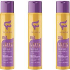 Creme Para Pentear Fashion Leite Siliconizado Com Óleos de Argan + Ojo