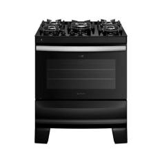Fogão Atlas 5 Bocas Agile Up Com Mesa de Vidro Preto - Bivolt, Preto, 