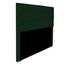 Cabeceira Estofada Manchester 140 Cm Casal Suede - Adj Decor Cor Verde