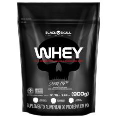Whey Protein Refil Black Skull - 900g (WPI, WPC, WPH) Refil Whey Chocolate 900g
