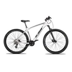 Bicicleta Aro 29 KSW XLT Altus 24v Hidráulico, 19, Branco, Preto