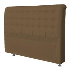 Cabeceira King Imperatriz 195 cm Suede Marrom - D A Decor