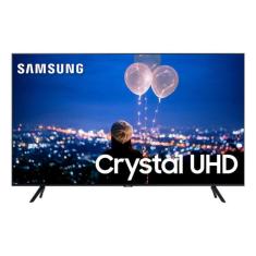 Smart TV 65&quot; Samsung Crystal UHD 4K 2020 UN65TU8000 Borda Ultrafina Visual Livre de Cabos Wi-Fi HDMI