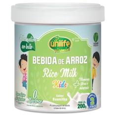 Bebida De Arroz Rice Milk Kids Baunilha 200G Unilife
