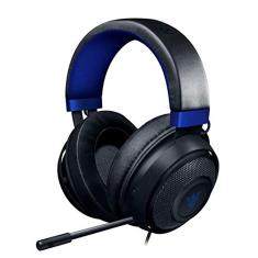 Razer Kraken Fone de ouvido para jogos: armação de alumínio leve - microfone retrátil com isolamento de ruído - para PC, PS4, PS5, Switch, Xbox One, Xbox Series X e S, Mobile - conector