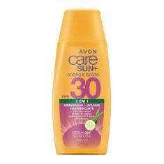 Protetor Solar 2em1 Avon Care Sun+ Rosto E Corpo Fps30 -120g