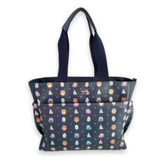 Bolsa Athena - Bolsa Para Notebook Grande Corujinhas Azul Marinho