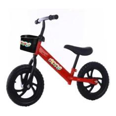 Bicicleta Balance Infantil 12 Sem Pedal Vermelho