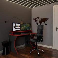 Cadeira de Escritório Diretor Giratória Realiance II com Braços Preta 