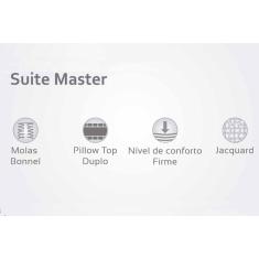 Colchão Casal Para Hotelaria Molas Bonnel Suite Master Euro Pillow (138x188x25) - Herval