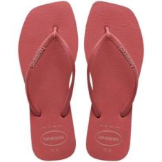 Chinelo Feminino Havaiana Slimquare Logo Popup Fc-Feminino