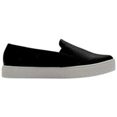 Tênis Moleca Casual Slip On Flatform Feminino-Feminino