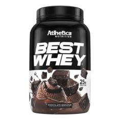 Best Whey Protein Brownie Chocolate 900g Proteína 25g Atlhet - Congrat