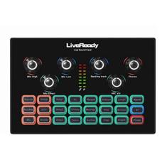 Mesa de Som Placa de Som SC-01 mixagem podcast estúdio áudio gravação