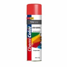 Tinta Spray Chemicolor Uso Geral 400ml / 250G Vermelho - 43703 - Chemi