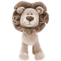 Brinquedo de Pelúcia Leãozinho 32cm Macia Bordado Buba Baby