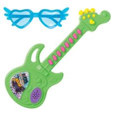 Guitarra Musical Com Óculos Brinquedo Infantil Mini Guitarrinha Com So