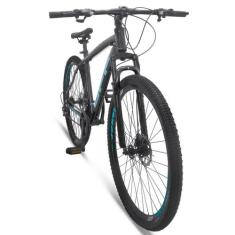Bicicleta Aro 29 Off Alumínio Disco Suspensão  Preto/Azul Tamanho:17 -