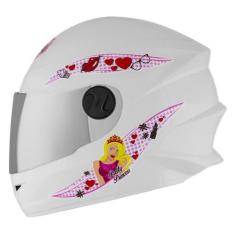 Capacete Fechado Mixs Start Infantil Selfie, BRANCO, 54