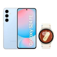Smartphone Samsung Galaxy S24 FE 256GB + Smartwatch Watch7 40mm-Unissex