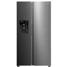 Refrigerador Side By Side Midea de 02 Portas Inverter com 570 Litros Inox - MDRS761MYD46