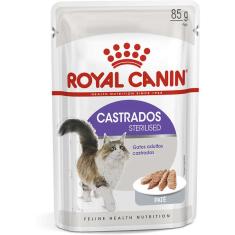 Ração Úmida Royal Canin Sterilised Patê para Gatos Adultos Castrados - 85 g