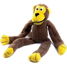 Brinquedo Pelúcia Com Apito Para Cães Macaco
