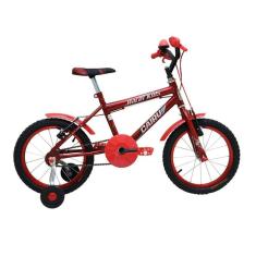 Bicicleta Infantil Aro 16 MTB Masculina Racer Kids Vermelha