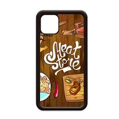 Meat Store Capa para iPhone 12 Pro Max para Apple Mini Mobile Case
