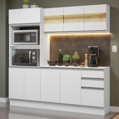 Armário de Cozinha Compacta 100% Mdf 190 cm Smart Madesa 01