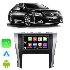 Kit Multimidia Android Auto Carplay Camry 2015 2016 2017 7" Voz Google