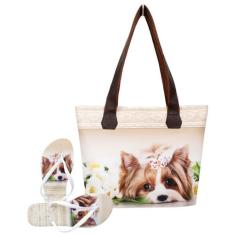 Bolsa Feminina Chinelo Cachorrinho Magicc Bolsas, 37/38