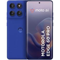 Smartphone Motorola Edge 60 PRO 5G 256GB 24GB 12GB RAM+12GB RAM Boost Tela 6,7” Quad-Curve - Azul