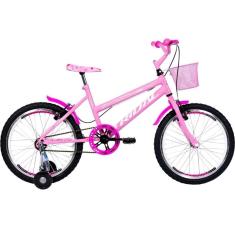 Bicicleta Aro 20 Feminina Infantil Roda Lateral Tridal-Feminino