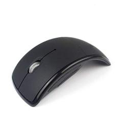 Mouse sem fio fino e dobrável com adaptador wireless