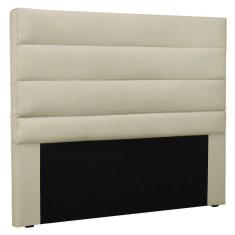 Cabeceira Estofada Cama Box Casal 140cm Corano Bege