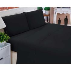 Lençol Casal 4 Peças Cama Box Luxo Temos Todas As Cores - Gaby Enxovai