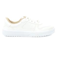 Tênis Moleca Feminino 5791.110 Chunky Moda Cadarço Casual, 37, Branco
