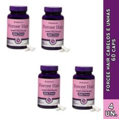 Forcee Hair Sanavita Vitamina Cabelos e Unhas 60 Cápsulas, 4UND