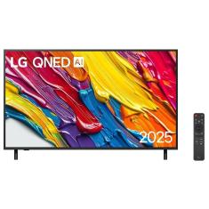 Smart TV LG 55" Ultra Slim 4K UHD QNED82 AI 55QNED82ASG Webos 25 HDMI Bluetooth Wi-Fi USB Ethernet Controle Smart Magic MR25